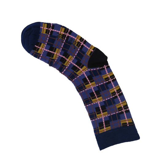 Fjólubláir plaid - 41-45